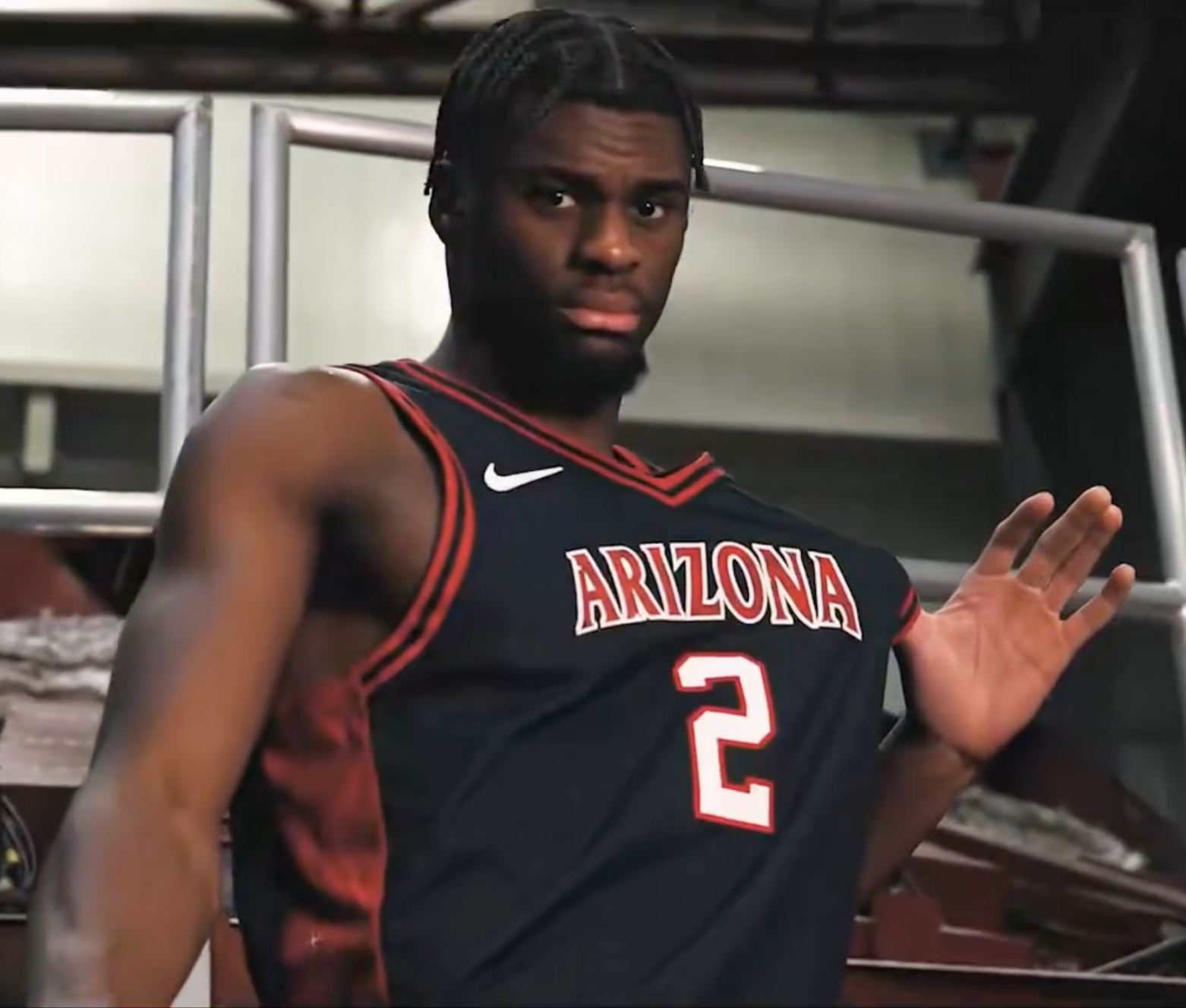 Dwayne Aristode in "Galaxy Slam" gear