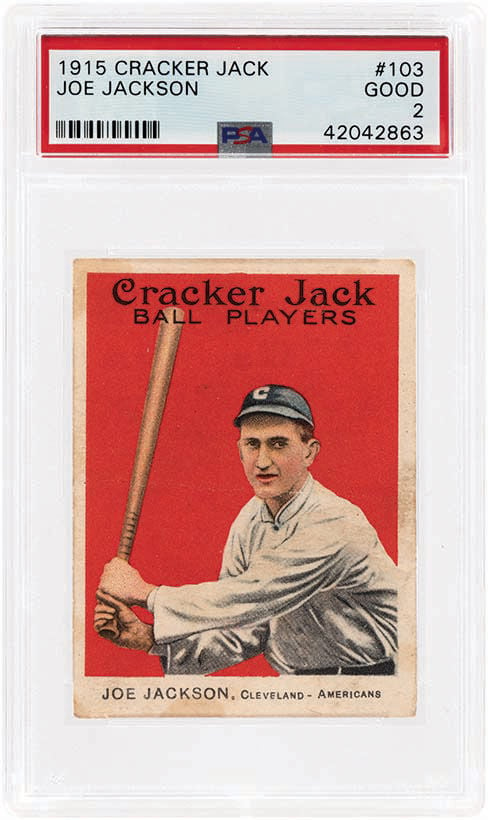 The Smart Collector: 'Shoeless' Joe Jackson card hits a home run in Hake's  auction