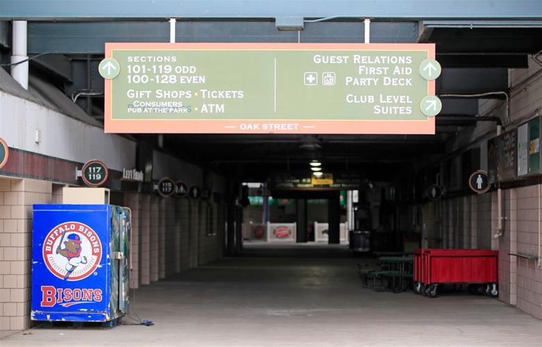Sahlen Field sits empty as the Bisons postpone Opening Day