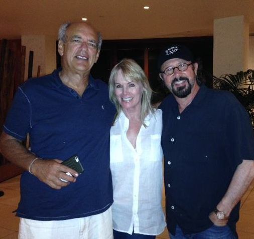 Rob Lieberman with wife Victoria Peters and talent manager Shep Gordon and