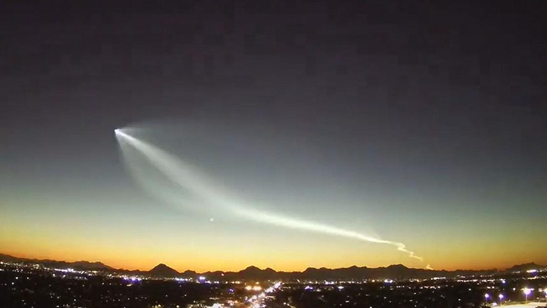 Path West Order Form Watch now: Time lapse shows SpaceX rocket's path west of Tucson | Local ...