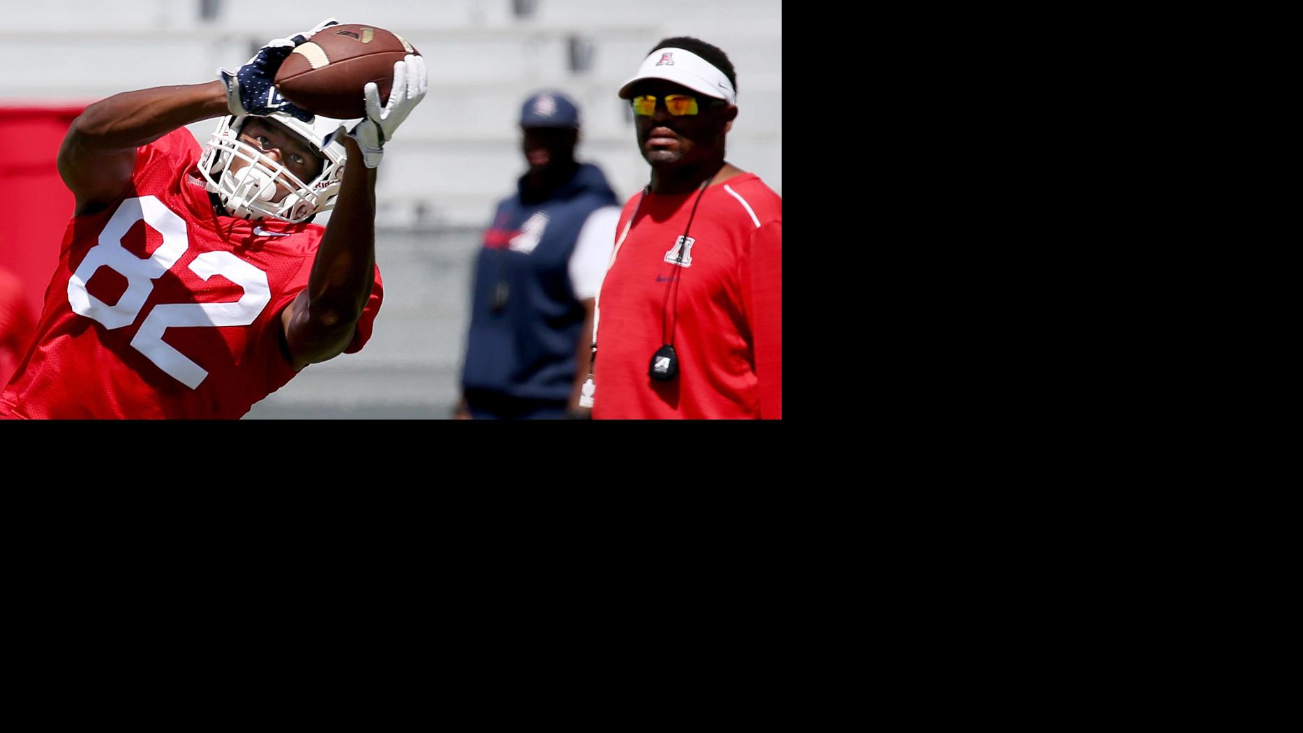 Photos: Wildcats morning practice in Arizona Stadium ...