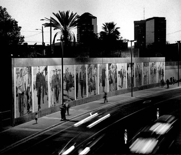 Former anchor's site documents city murals  