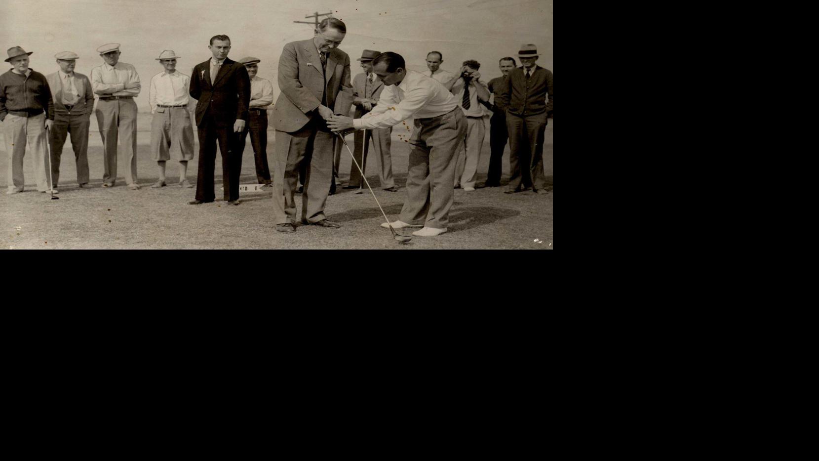 Vintage Yellow Sit N Stand Golf Bag 1950 Golf Vintage Golf 