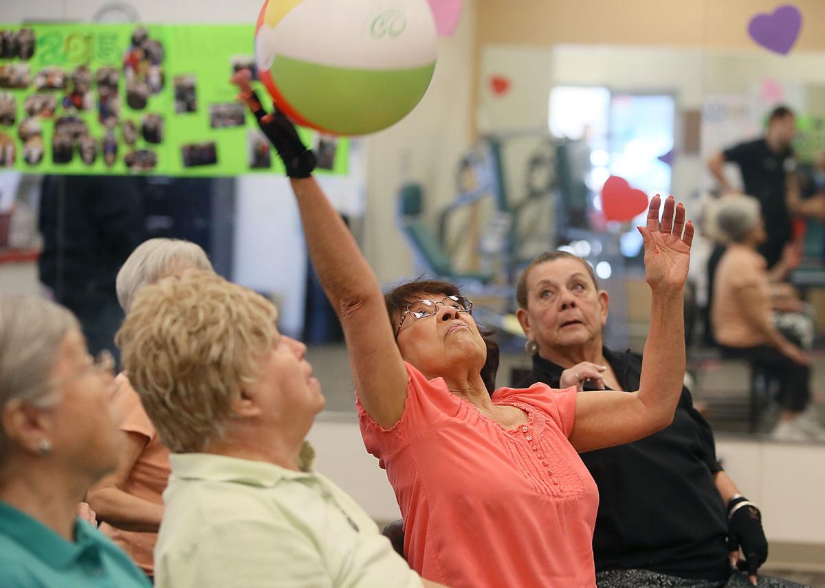 Seated volleyball means better balance Healthy Aging