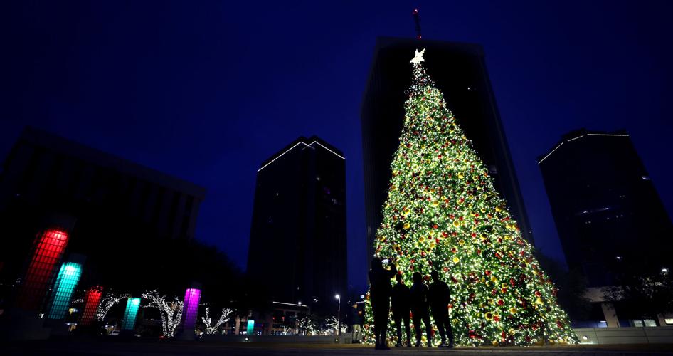 Downtown Christmas tree