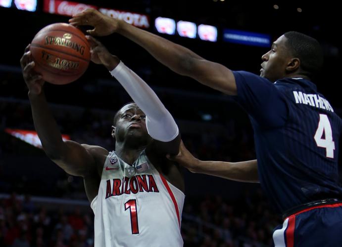 No. 8 Gonzaga Bulldogs vs. No. 16 Arizona Wildcats college basketball