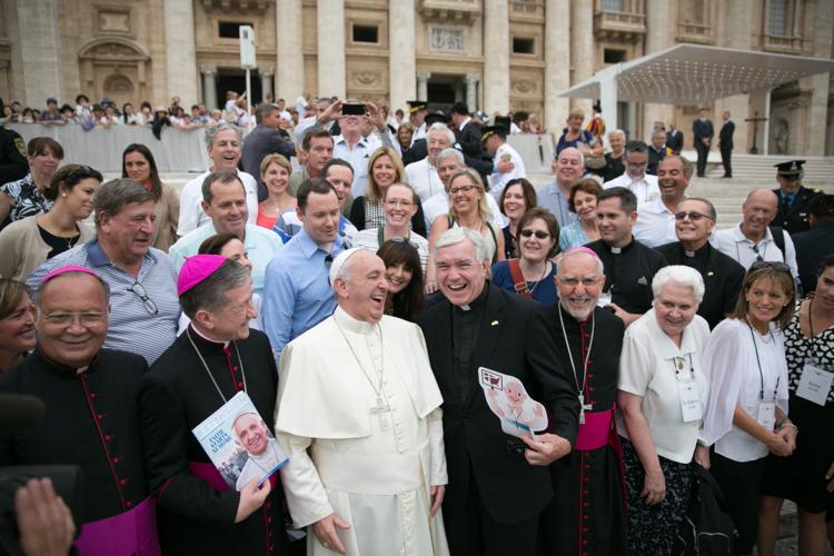 Pope Francis and Bishop Kicanas