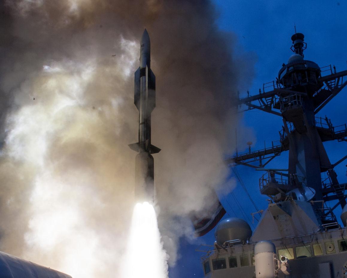 Raytheon ship-defense missile passes key test