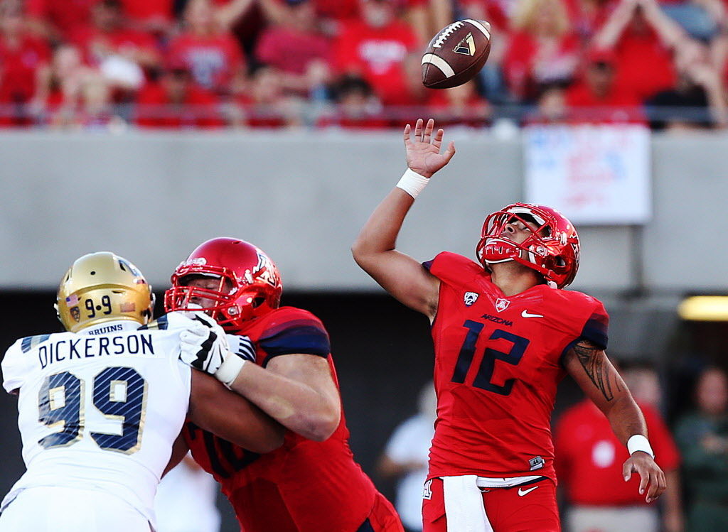 No. 16 Arizona Wildcats vs. No. 9 UCLA Bruins college football