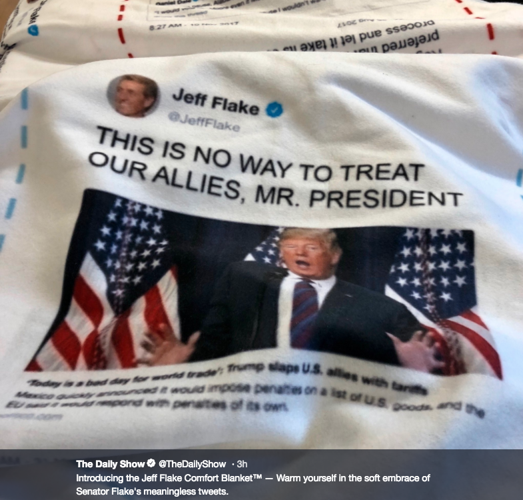 Introducing Jeff Flake Comfort Blanket