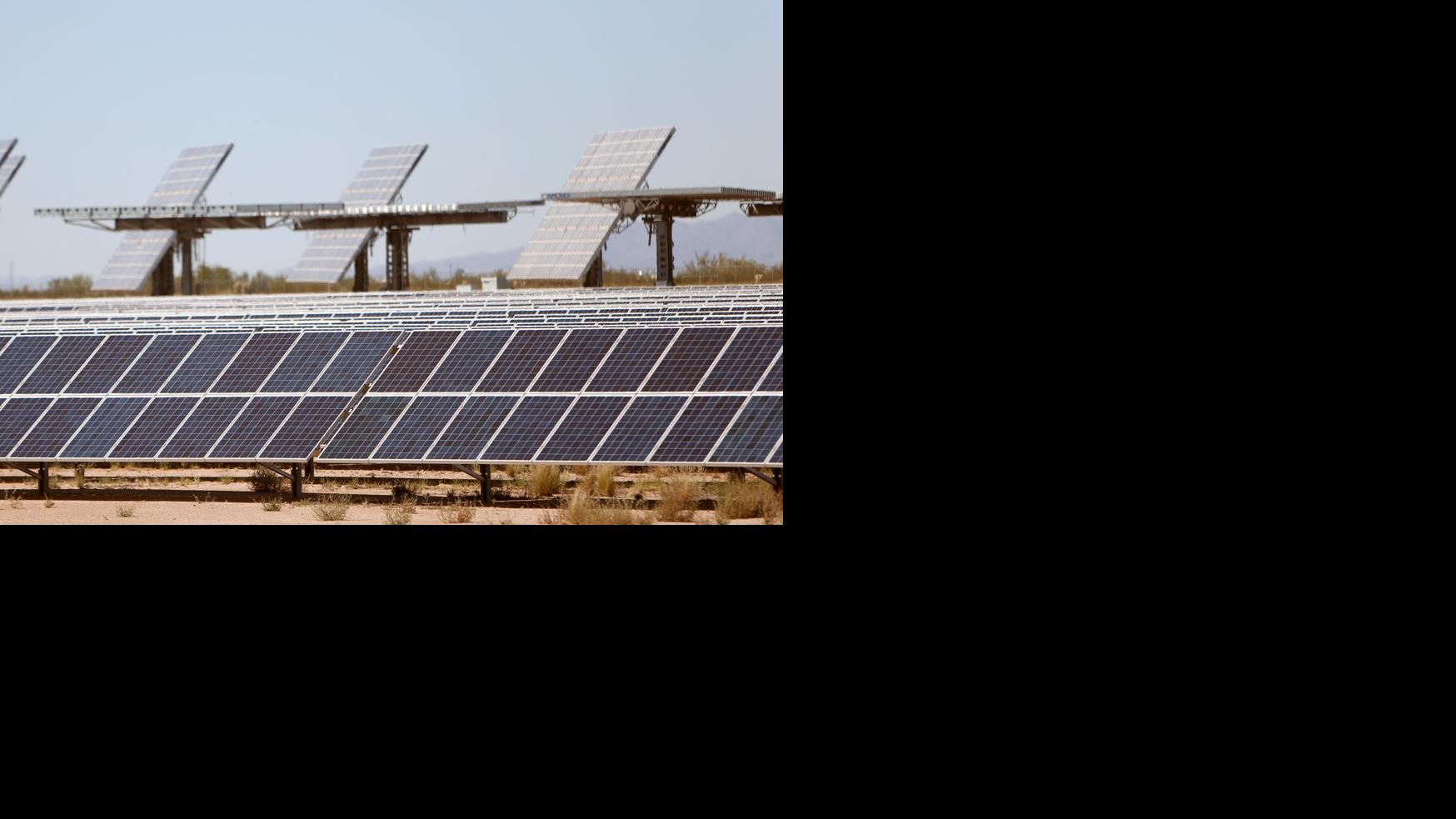 Solar panels heat up Tucson test site