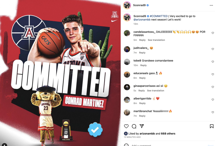 Conrad Martinez announcement