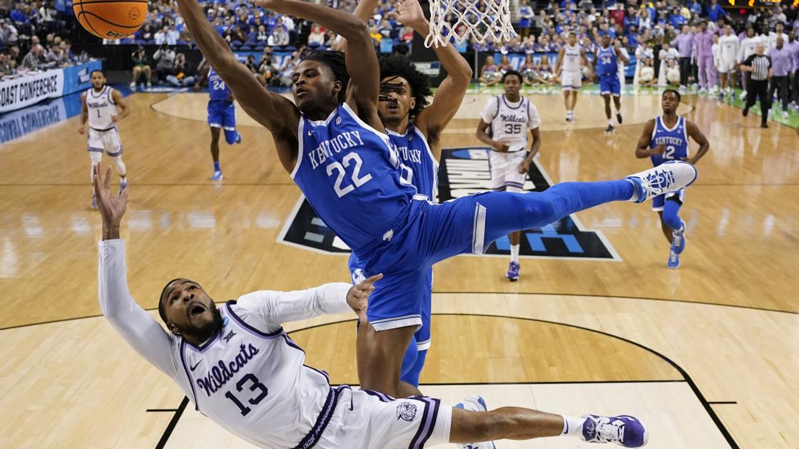 Nowell, late 3s lift Kansas State past Kentucky and into the Sweet 16