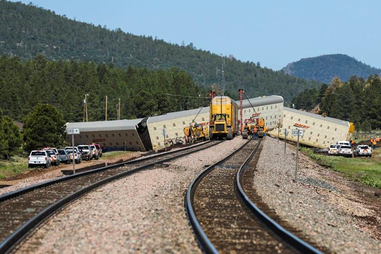 Train De-Rails Near Williams