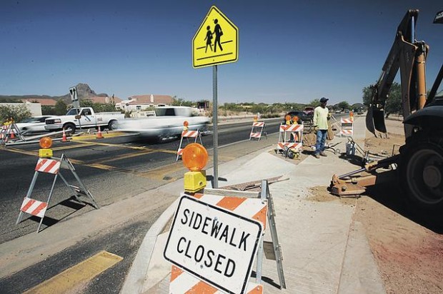 HAWK signal to aid crossing at Coyote Trail Elementary  