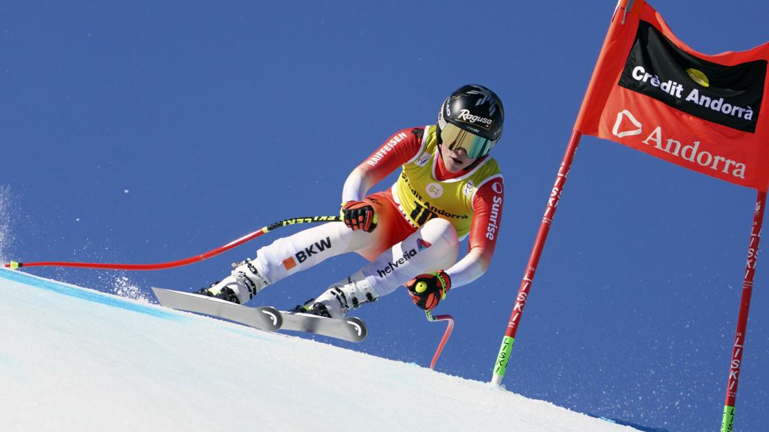 Swiss skier Gut-Behrami wins super-G title; Shiffrin 14th