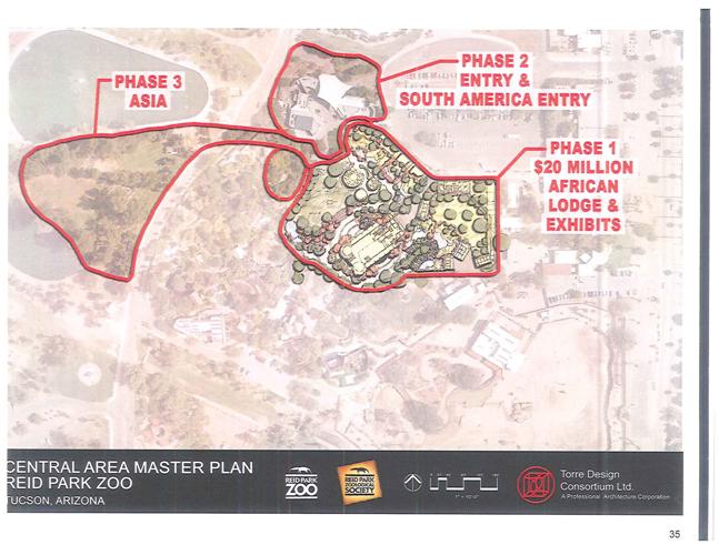 Reid Park Zoo plan