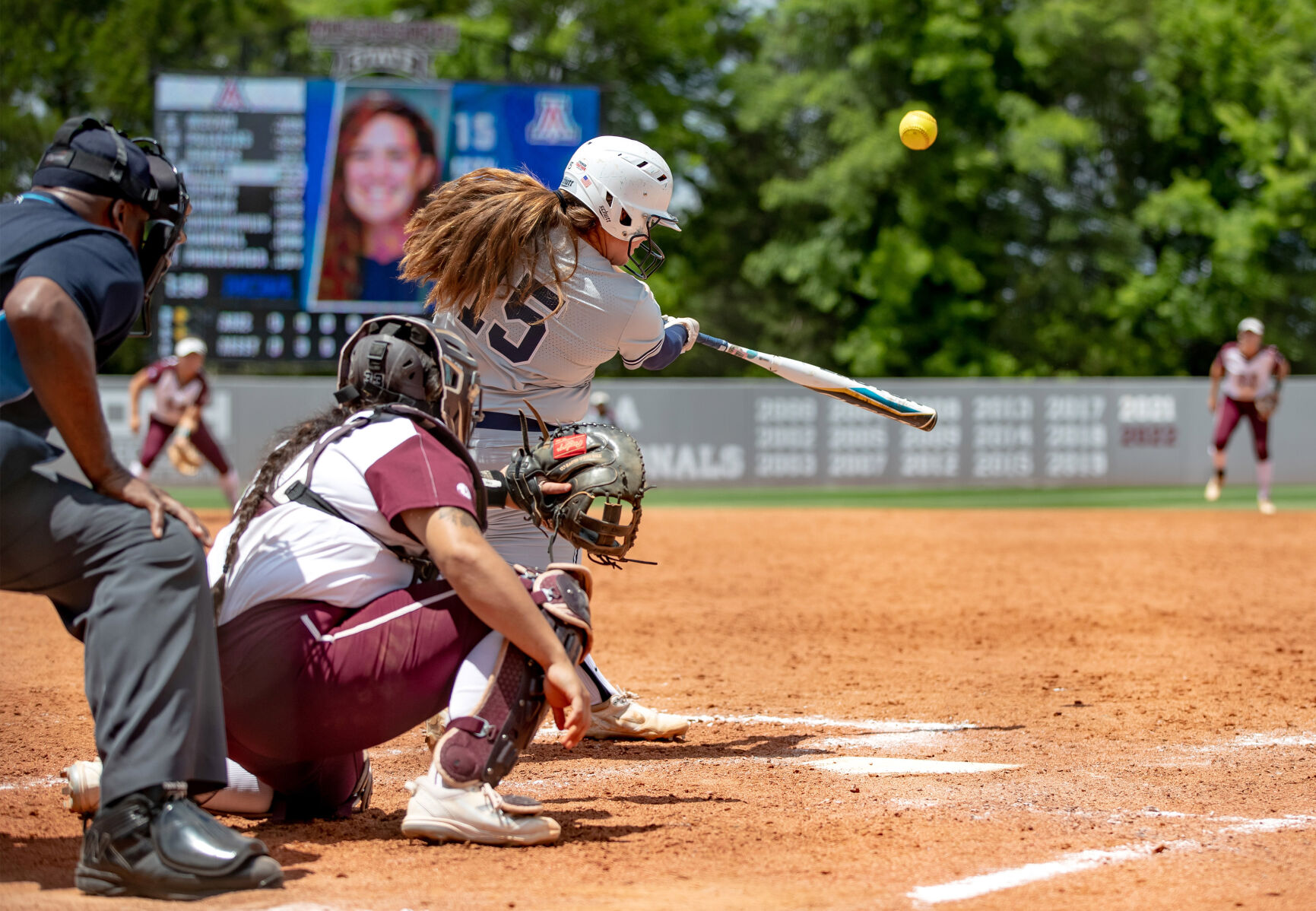 Arizona vs. Mississippi State, softball, 2022 (copy)