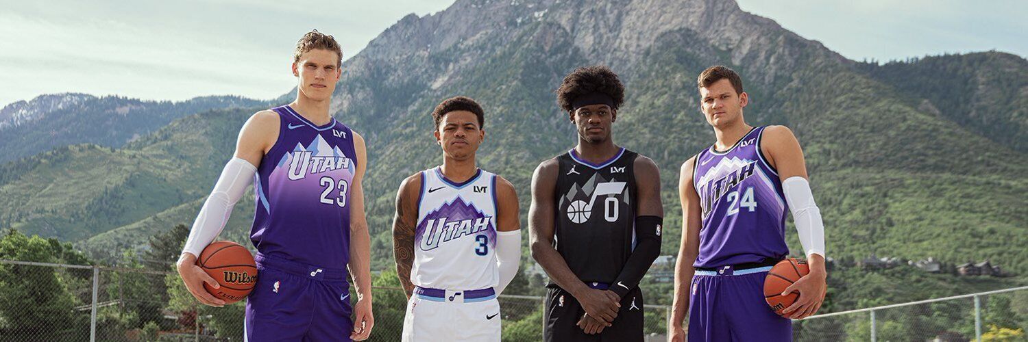 Utah Jazz rebranded uniforms