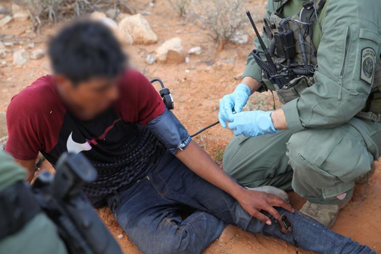 National Guard Border Patrol rescue