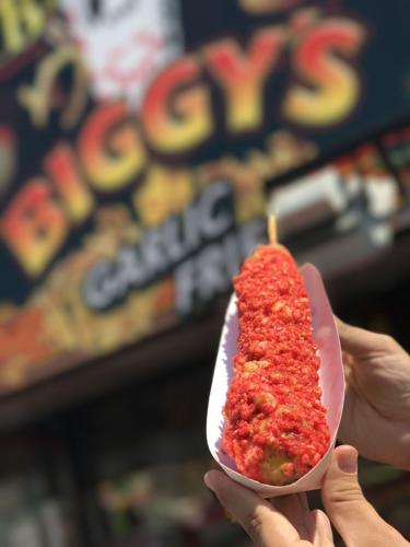 Flamin' Hot Cheeto Corndog