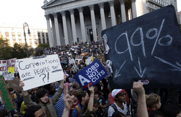 Report: Richest 7% got richer from '09-11    