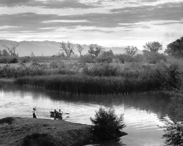 Santa Cruz River in 1954