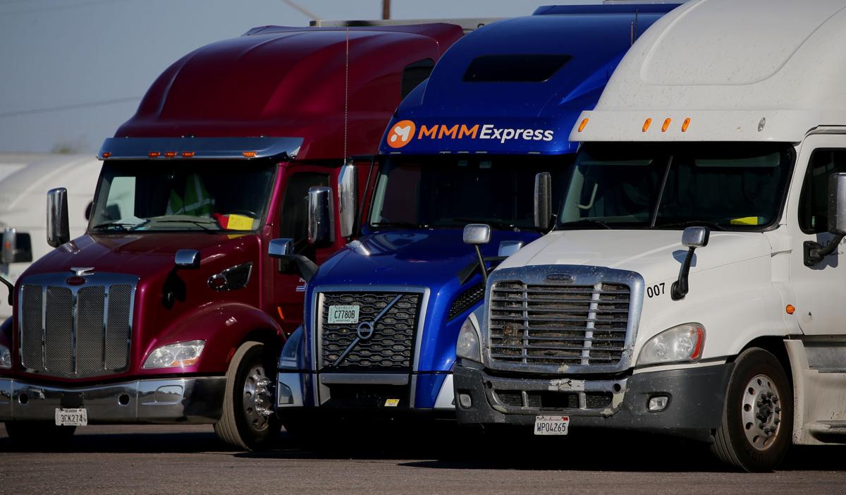 Long-haul truckers, semi tractor-trailers