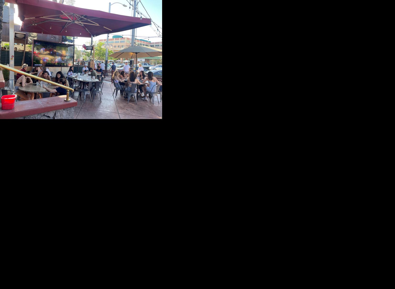 Frogs Firkin patio 2021