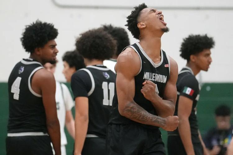 Millennium guard Cameron Holmes