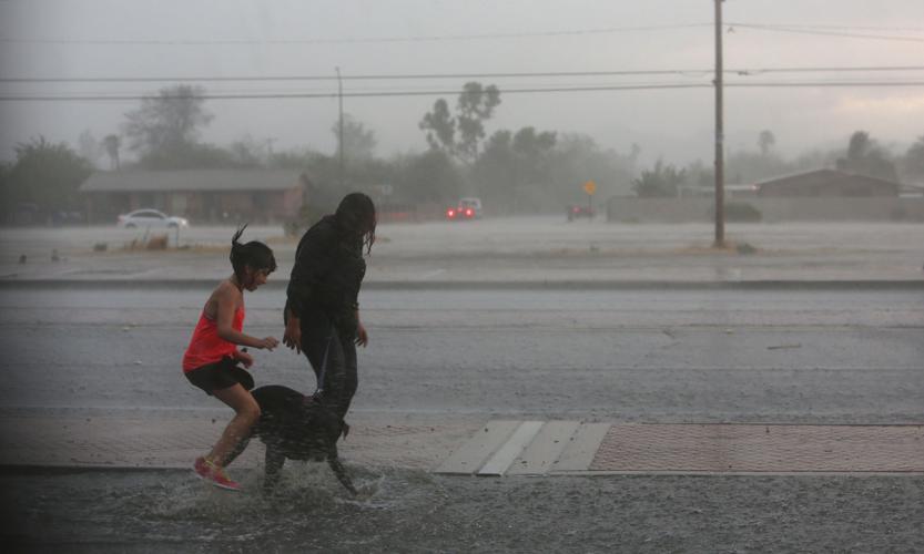 Monsoon storm in Tucson