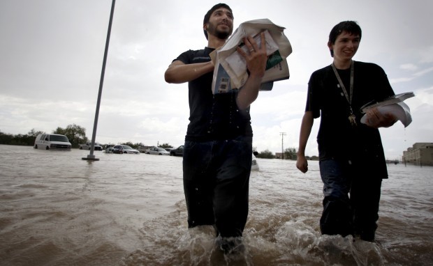 Powerful storm floods southside