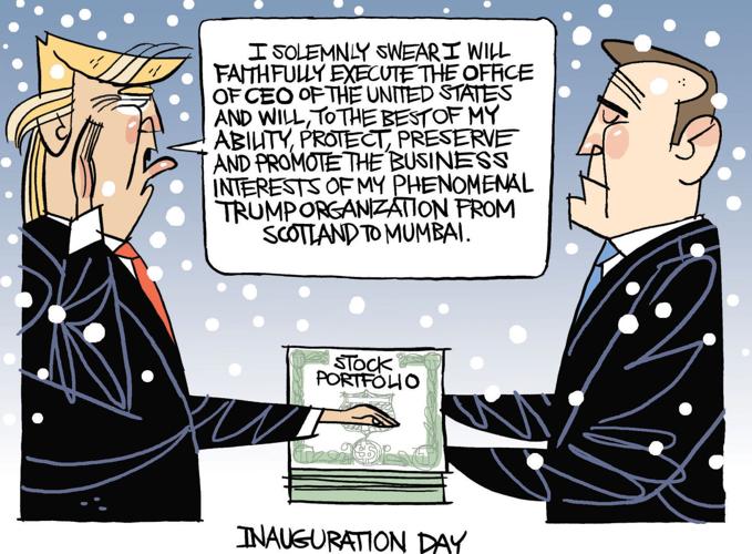 Daily Fitz Cartoon: Inaugural oath