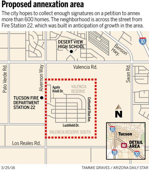 Proposed annexation area