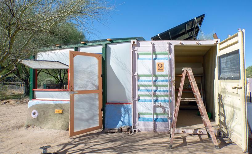 solar-powered greenhouse