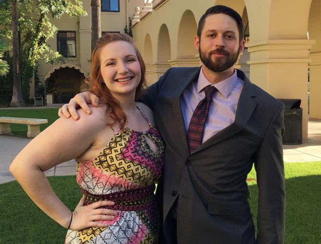 Lauren and Sean dressed up