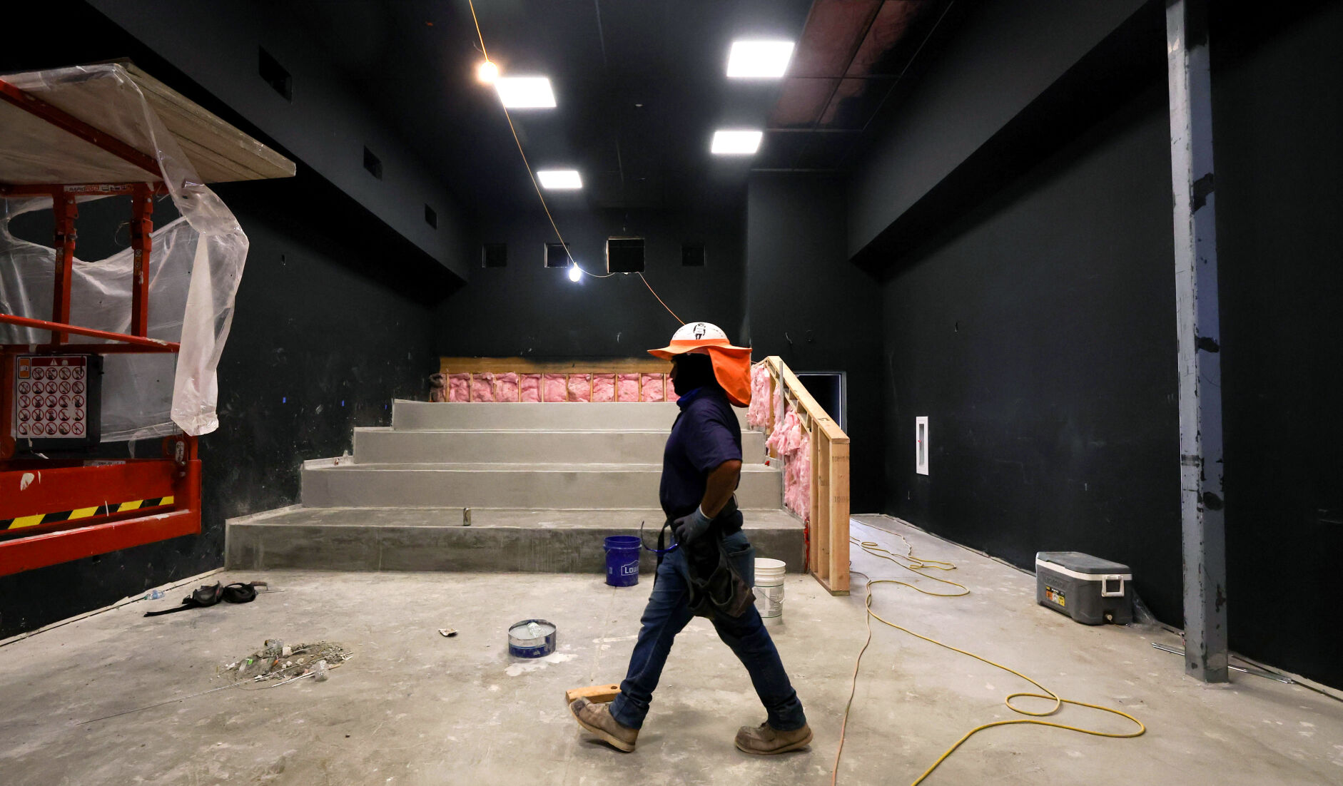 The Loft Cinema continues construction