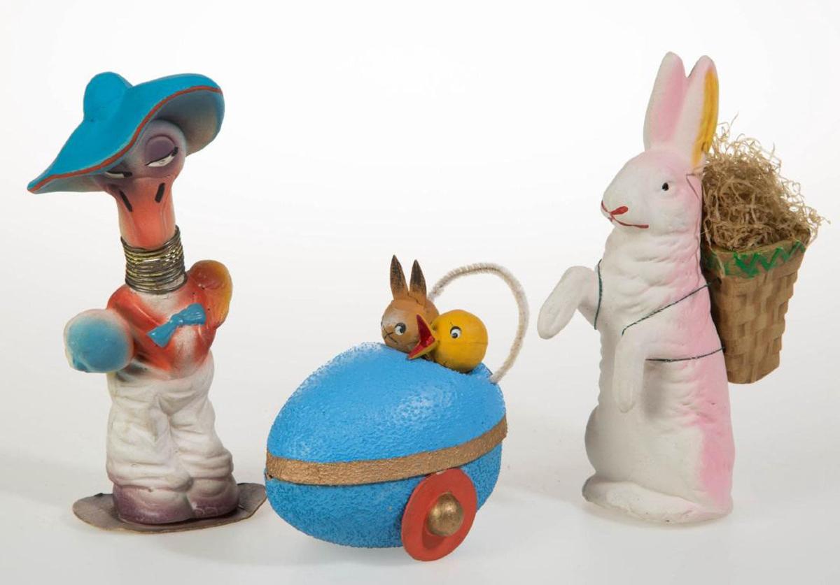 Vintage Easter decorations have become popular at auction