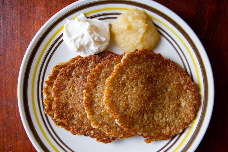 Polish Cottage latkes round 2