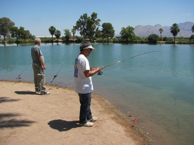 Fishermen at Silverbell Lake