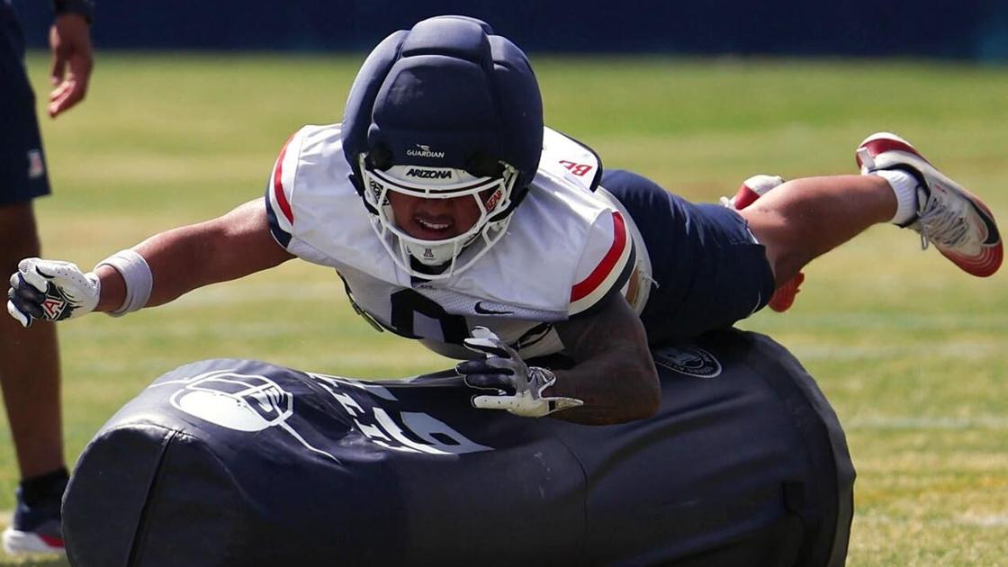 VIDEO: Arizona LB Dash Fifita recalls 'surreal moment,' intercepting Noah Fifita
