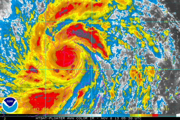 Typhoon in the Philippines