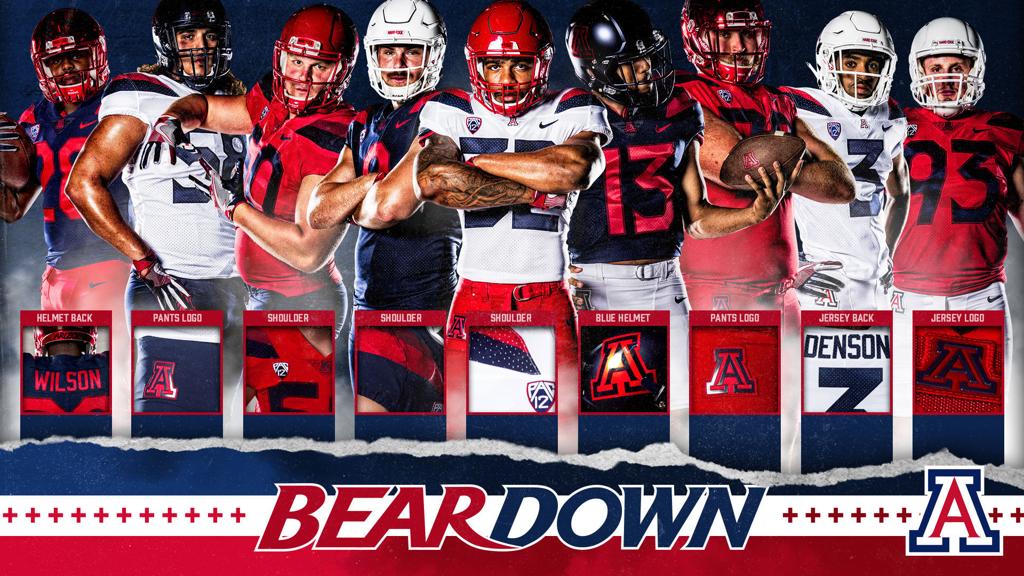 Photos Arizona Wildcats Football Uniforms Through The Years