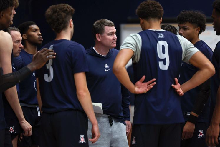 UofA mens basketball practice | Oct. 11, 2024 (copy)