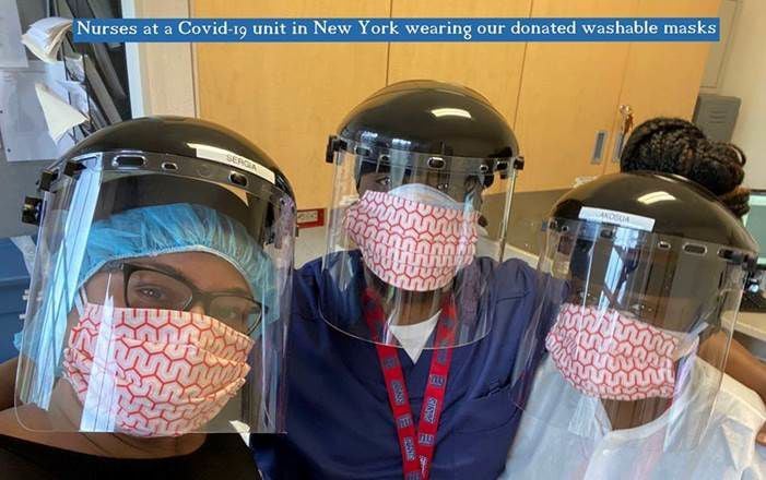 Vail Rotary Club face maskes