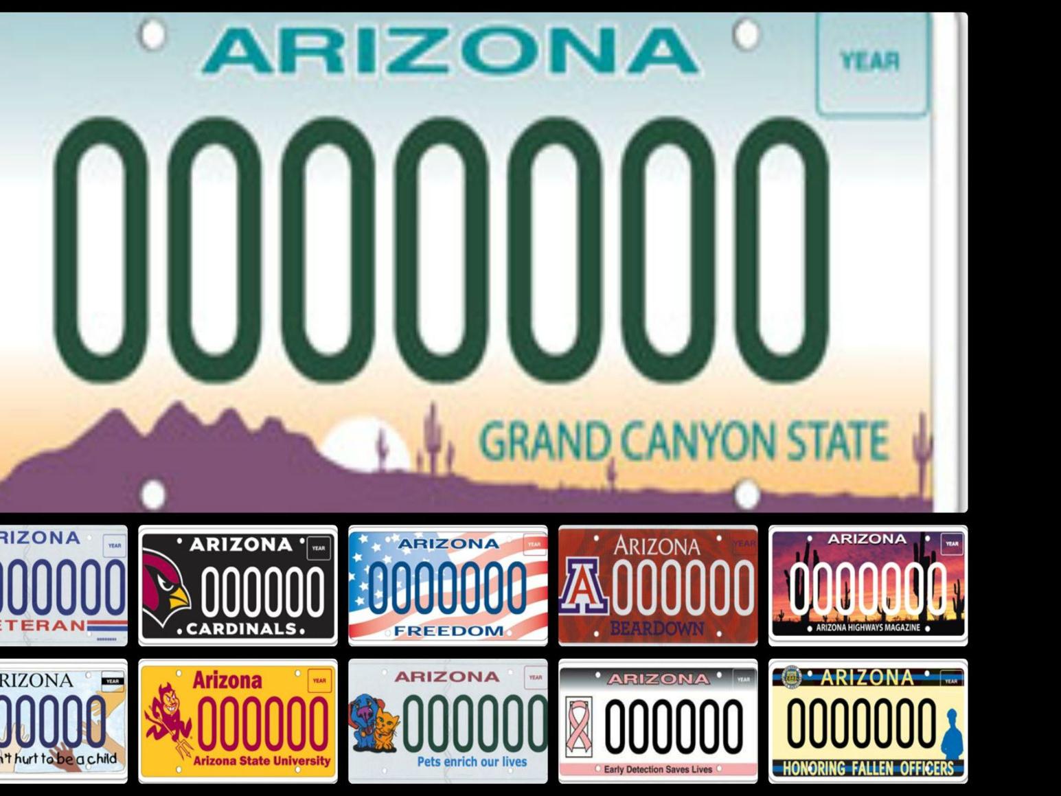 4 New Specialty License Plates Available In Arizona Arizona And Regional News Tucson Com