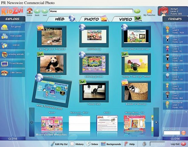This browser acts as playground monitor  