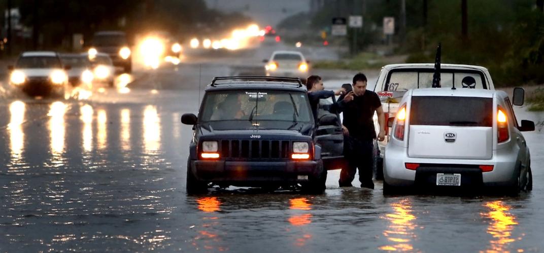 Monsoon storm in Tucson