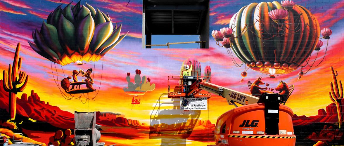Muralist Joe Pagac